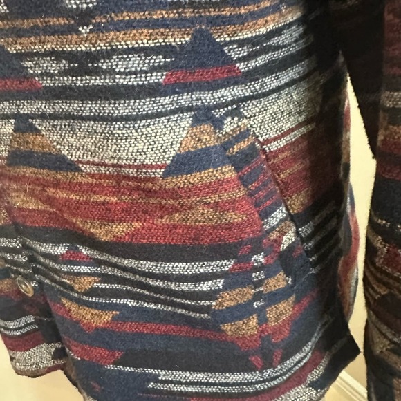 Idyllwind Fueled by Miranda Lambert Aztec Southwest Blanket Shirt Jacket XS/M - Picture 4 of 9